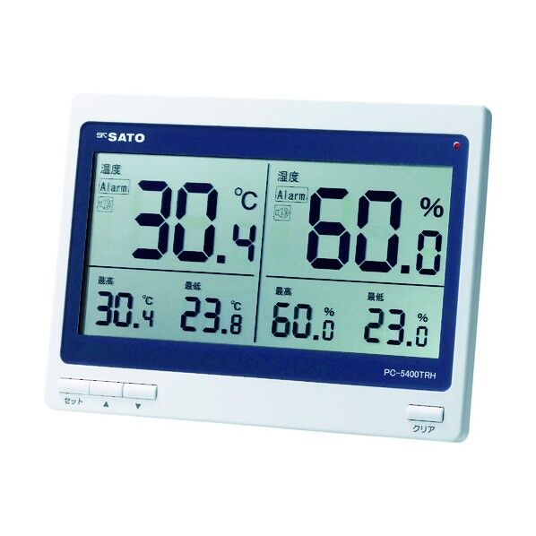 デジタル温湿度計ＰＣ－５４００ＴＲＨ