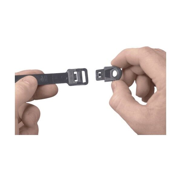 固定具ラッシングタイ用マウンティングクリップ(100個入)