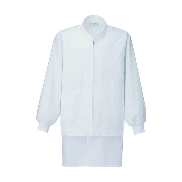 長袖ブルゾン(男女兼用) 001ホワイト LL 861006 1