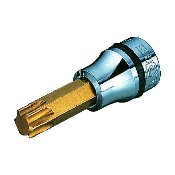 ヘックスローブソケット 9．5sq．T型トルクスビットソケット T50 先端寸法8．84mm NQ6T50