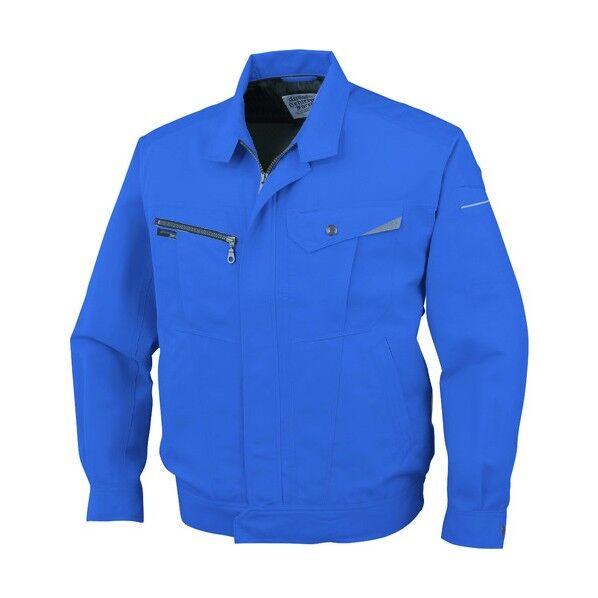 長袖ブルゾンAS-721 6 Rブルー 5L AS721-6-5L 1点