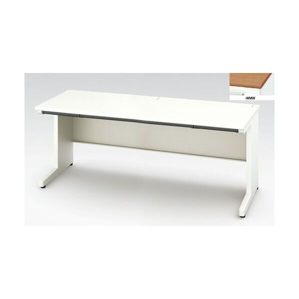 平デスク (浅型引出し付) XEHH187F-S-WMW 1点