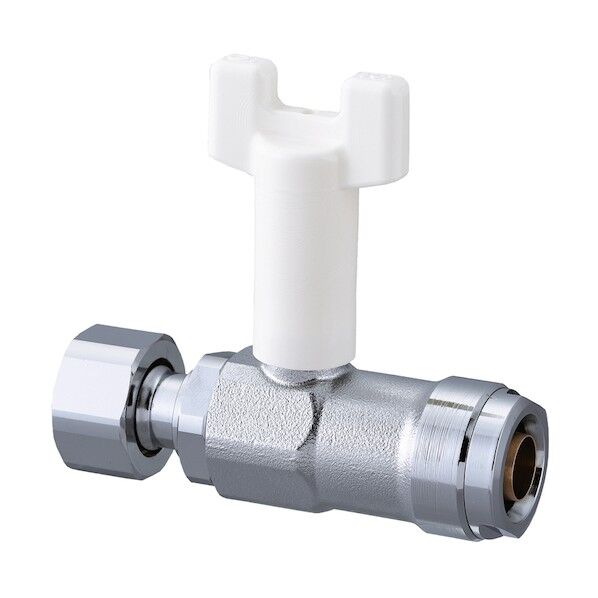 オンダ製作所 ダブルロックジョイント WB24型 ダブルロックバルブ ナット付アダプター 首長ハンドル アイボリー G3/4×16A(PEX) WB24A-L2016MA-S 1点...