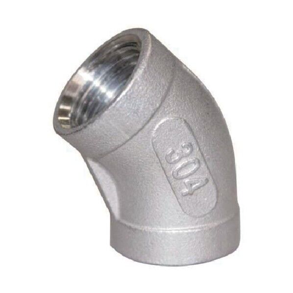 ステンレス 45゜エルボ