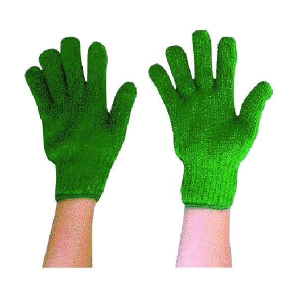 カラーナイロン軍手 緑 208 12双