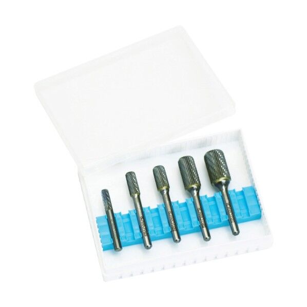 超硬バ-6ミリ(ダブルカット)円筒コーナーR刃型5本セット 130 x 97 x 24 mm SB6CRSH