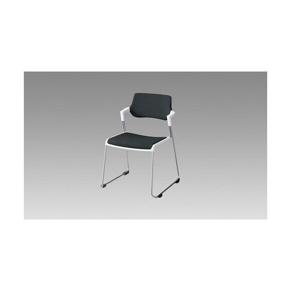 会議用チェアー E423F-3-BK 1点