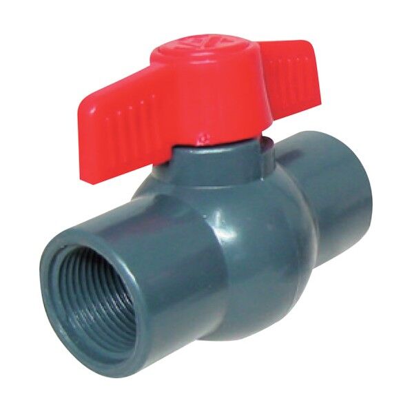 樹脂(PVC)製 配管継手 ボールバルブ ネジ式 48BVN015P 1点