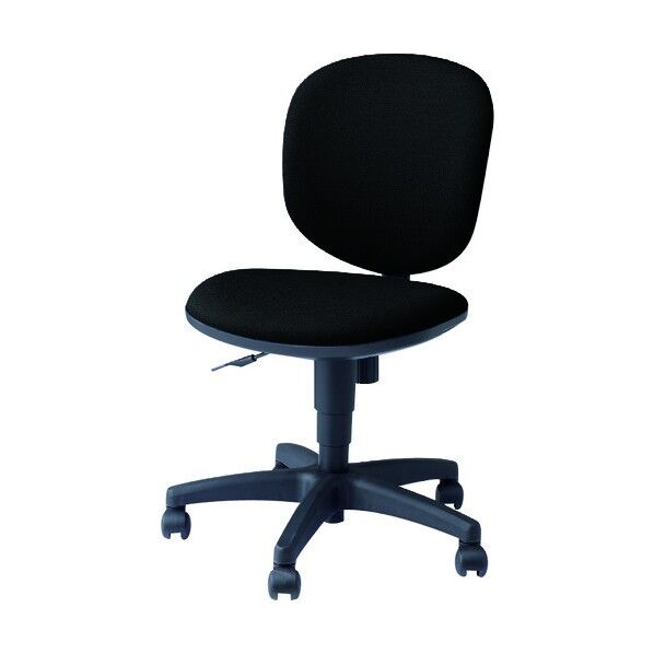 事務用チェア ブラック 肘なし SER510F-BK 1点