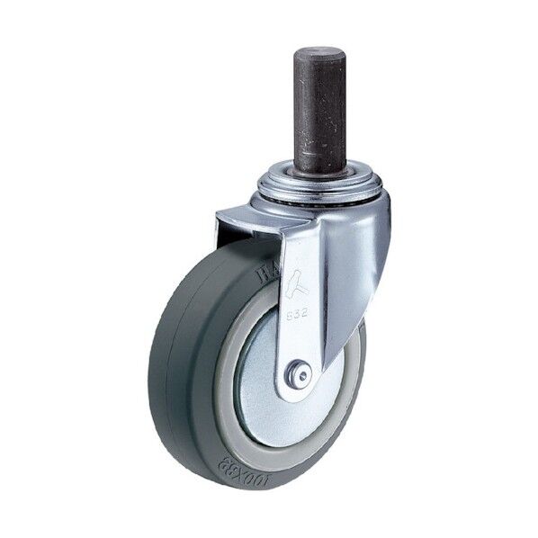 MKシリーズ自在ウレタンB車100mm 平戸車 420MKKUB100 1個