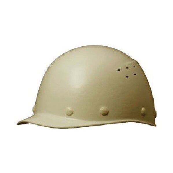 FRP製ヘルメット野球帽型通気孔付