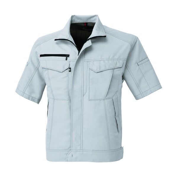 半袖ブルゾン シルバー 5Lサイズ A-8070-3-5L 1点