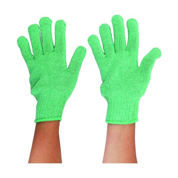 パステルカラー軍手 緑 199 12双