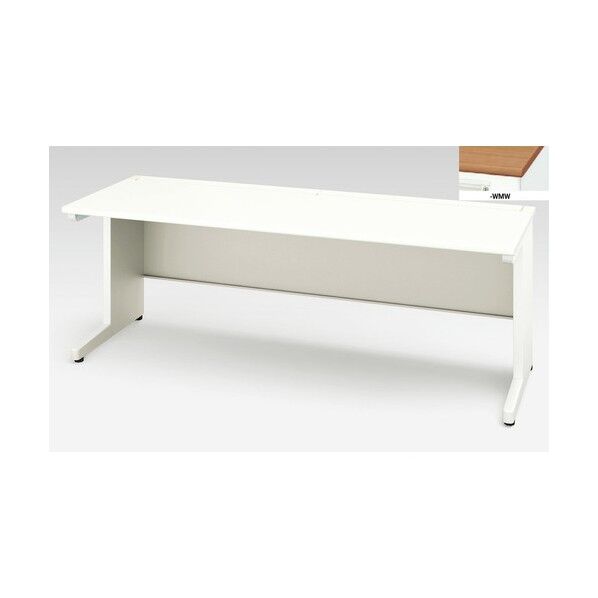 平デスク (引出し無し) XEHH207FDN-WMW 1点