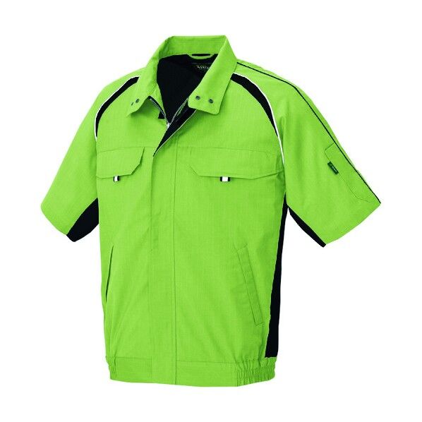 半袖ブルゾン(エコワーカー・クール)AZ1732-055リーフグリーン6L 055リーフグリーン 6L 1732 1