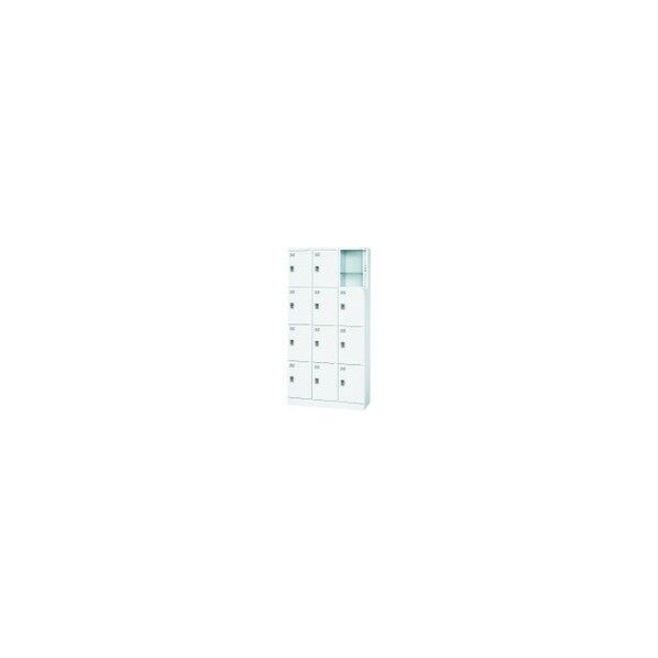 プラス 617213)多人数用ロッカー KL-H34N W4 1点