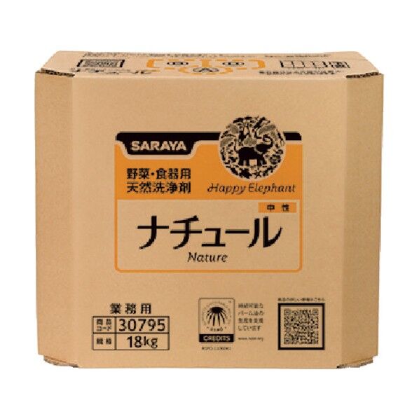 給食用ナチュール洗剤18kg八角BIB 30795 1点
