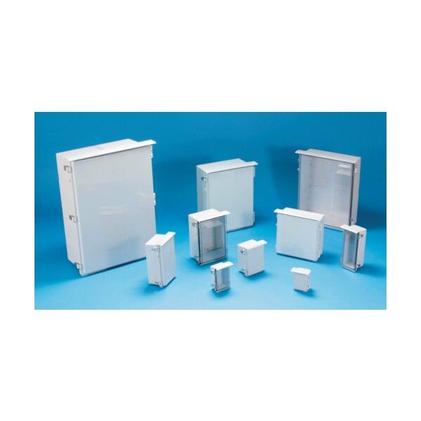 防水・防塵ルーフ付ポリカーボネートプラボックス BCPR608018S 1点
