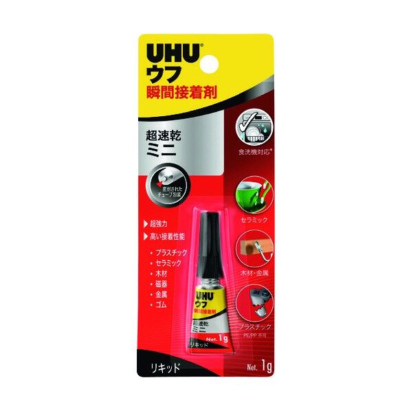 瞬間接着剤 ミニ 1g 9U 34890 1点