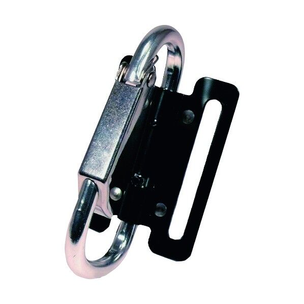 KH 座付カラビナ 2ツ穴 スチール製ミラー仕上げ 172 1個