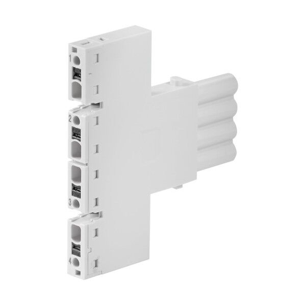 HDCインサート用端子台モジュール メス 内部短絡あり4極 制御盤内側用 2636080000 1点