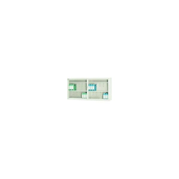522789)6×3型引違書庫 ガラス戸 6355NG 1点