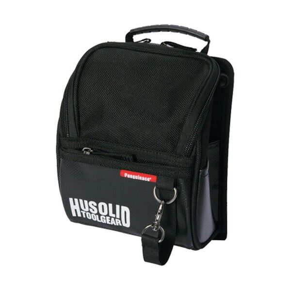 HUSOLID TOOLGEAR フタ付き腰袋 M HT-003 1点