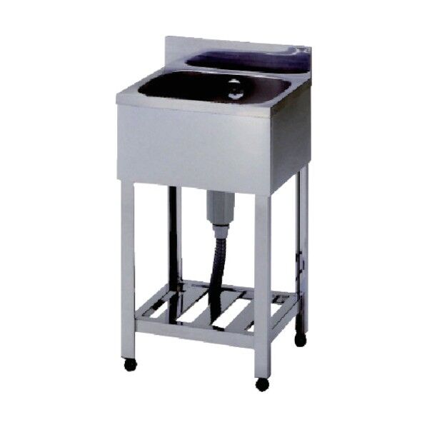 一槽シンク(ホース付)1000×600×800 HP1-1000 1