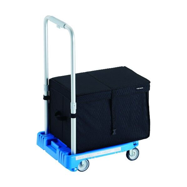 小型樹脂製運搬車アイドルキャリーweego(折リタタミ式収納BOX付) ブルー WP-2G-B-THB 1点