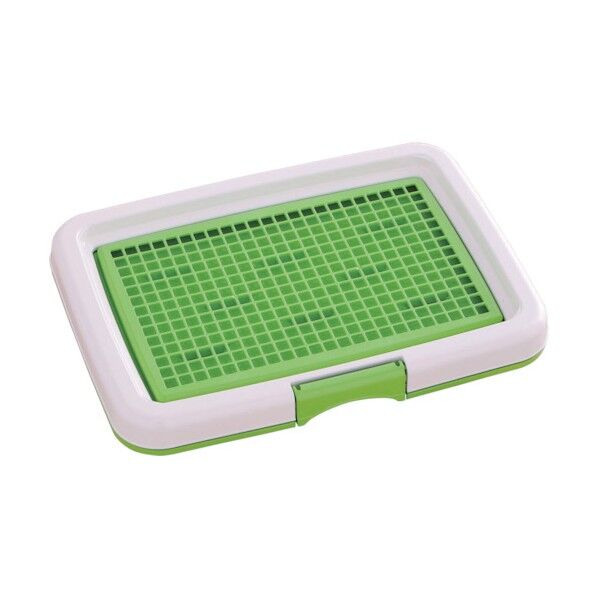 チワワ用フチもれしにくいトレーニングペットトレーグリーン