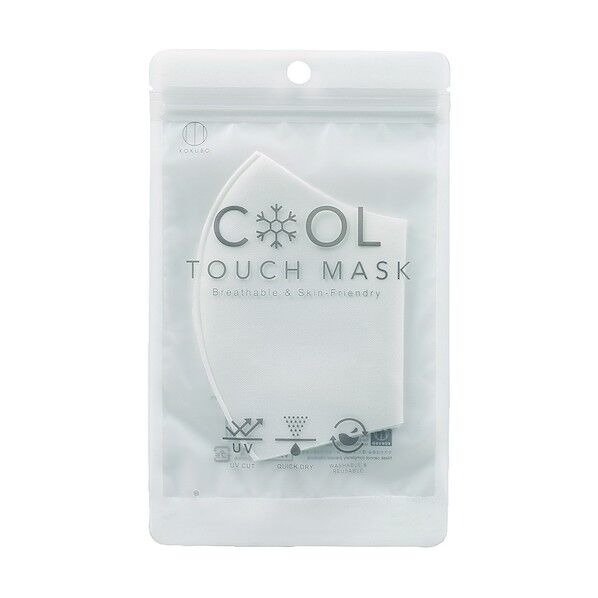 クールタッチマスク ホワイト KM-368 1点