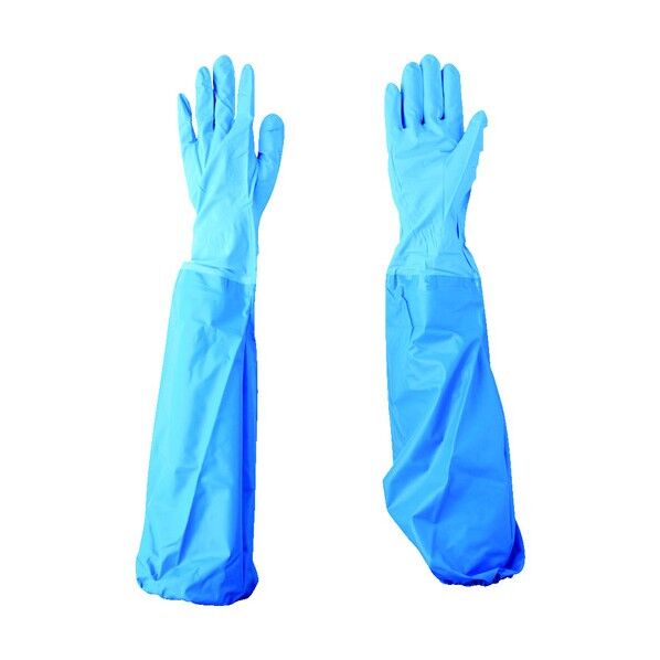 腕カバー付手袋 No.360ニトリル耐油薄手