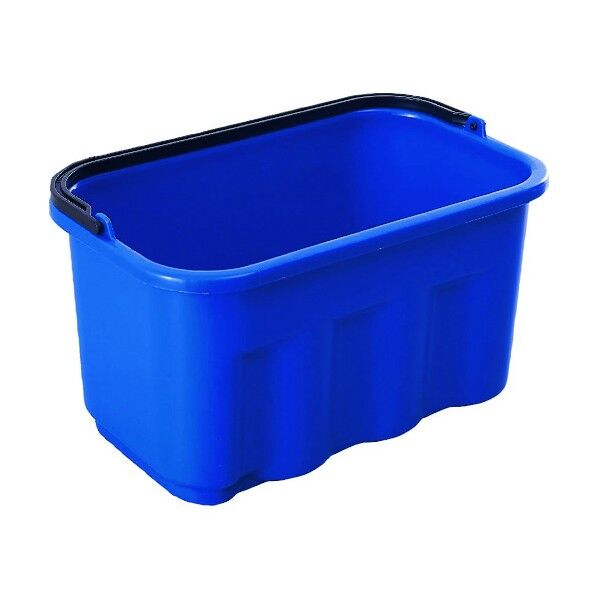 スクエアバケット 5264 9.5L ブルー ブルー 9.5L KTL8202 1個