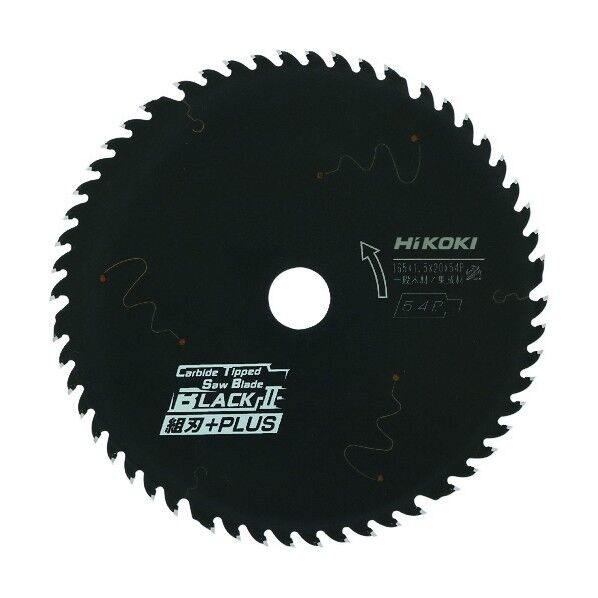 スーパーブラック2 チップソー165×54P +PLUS 0037-3008 1点