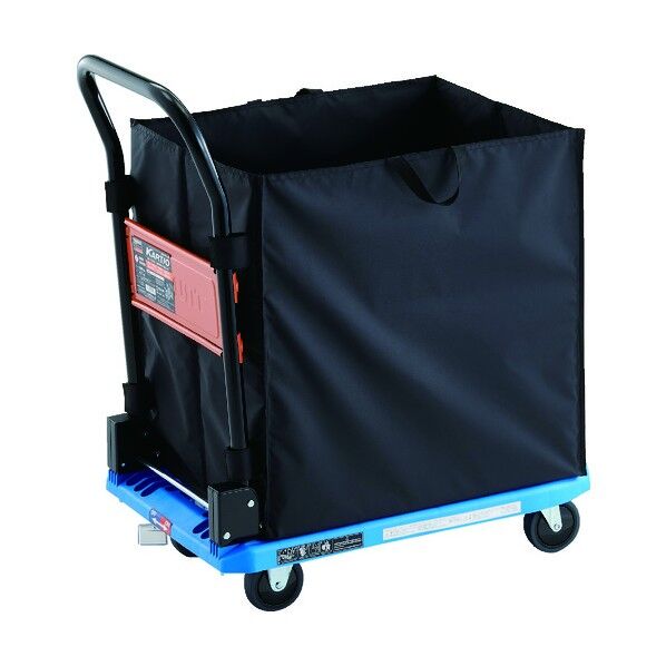 樹脂台車 カルティオ CHBAハンドトラックボックス付 樹脂ストッパー付 ブルー MPK-720-B-JS-CHBA 1点