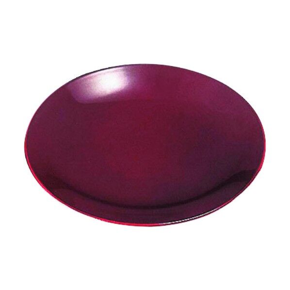 メラミン4.2寸 古代銘々皿 溜 82156030 RFI0601 1個