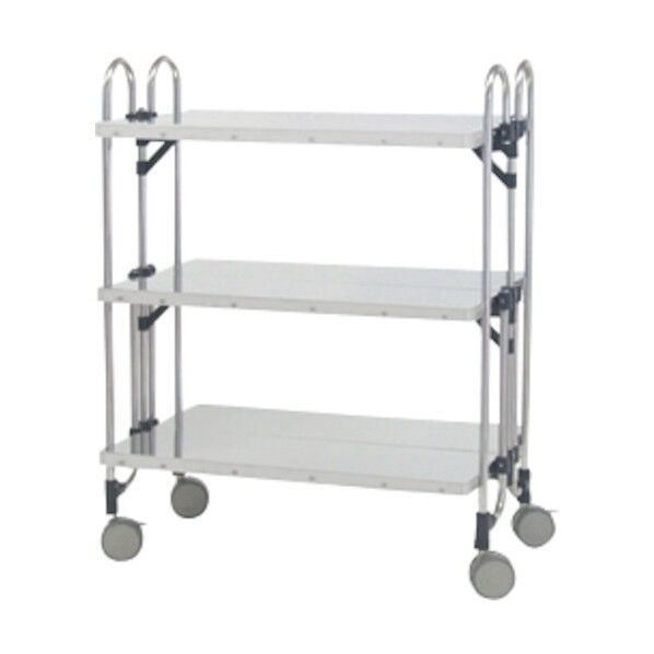 ステンレス 重量用折りたたみ式ワゴン FESTA-3FF 1点