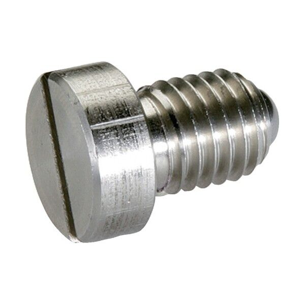 スプリングプランジャ ボール、ヘッド、スロット付 ステンレス鋼