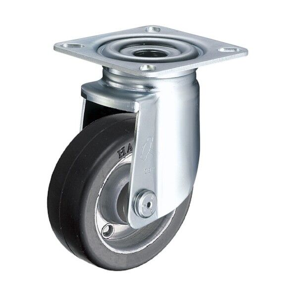 520Mシリーズ自在幅広ゴム車150mm 平戸車 520MWR150 1個