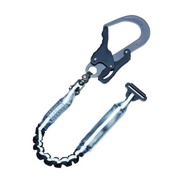 ジャバラ剣アルミ自在一口環10黒/反射シルバーライン S3JHWS-10 1点