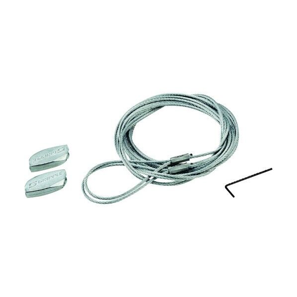 電工 ワイヤーロープ式吊り、振れ止めシステム GR2-200 2個