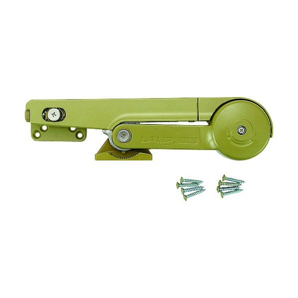 ランプ印 ラプコンクローザーLDC-N2シリーズ A型段付ブラケット ストッパー付 スタンダード型ドアクローザー LDC-N22SYG 1個