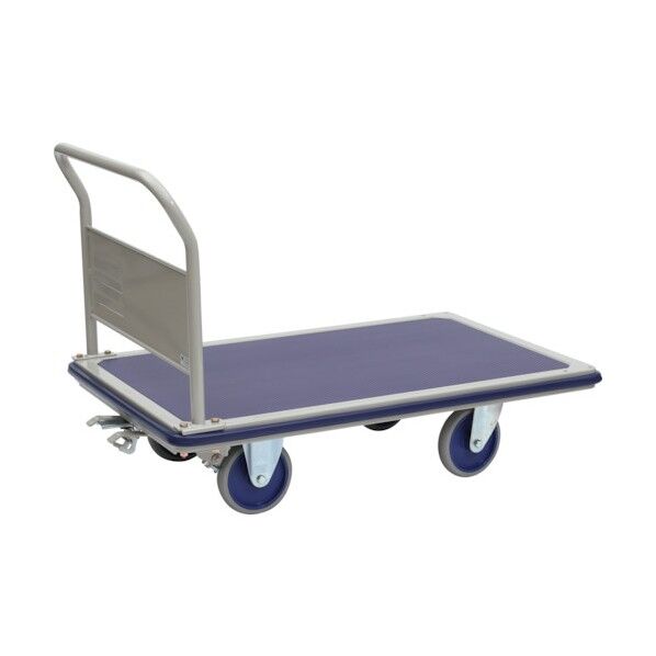 特大スチール台車(ハンドル固定式)フットブレーキ付 NHT-506-KANSEI 1点