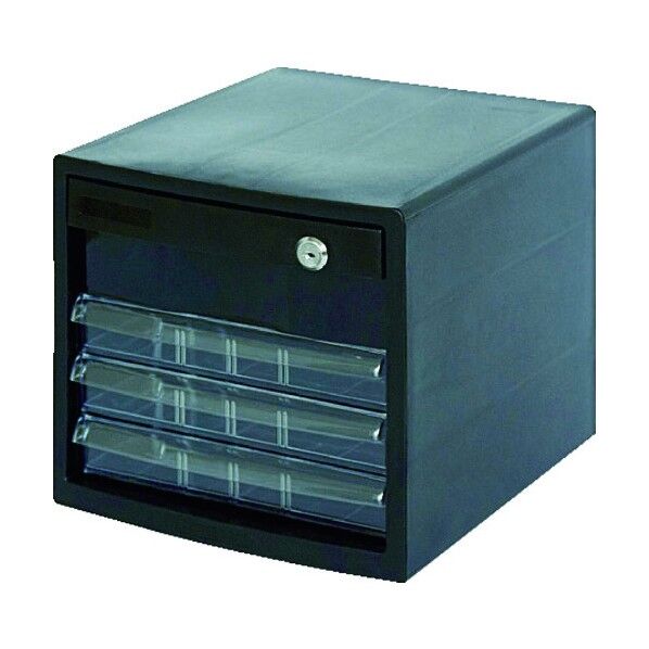 Ａ４鍵付レターケース４段