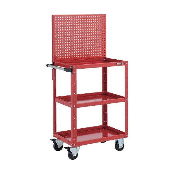 イーグルワゴン 上部パンチングパネル付 600X400X1330 レッド EGW-P963-RR 1点