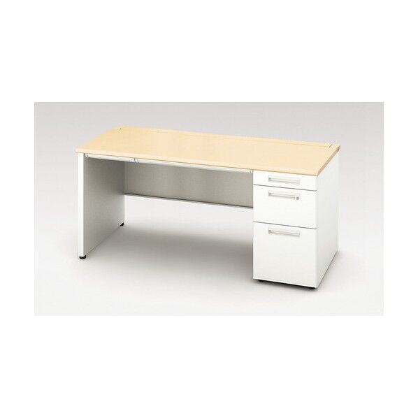 片袖デスク(パネル脚) XEHH167BP-WS 1点