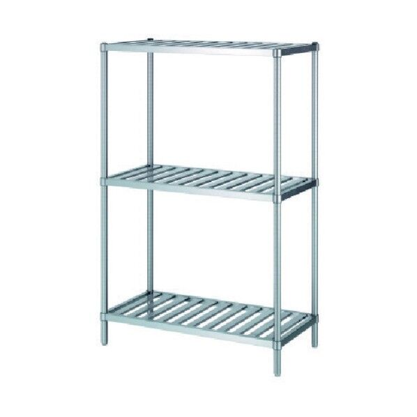 ステンレスラックスノコ棚3段 RS3型 SUS430