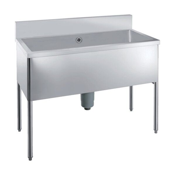 SUS430ドッグバスバックガ-ド付き1200×600×1050 10-1105-25 1点