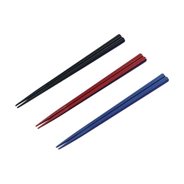蝶プラ工業 金剛箸 19.0cm(バラ)ブルー 211196 1組