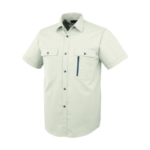 半袖シャツH-197 3Sグレー 4L H-197-3-4L 1点